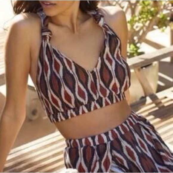 NEW! Anthropologie Nami Crop Top Beach Boho Size Small - Picture 1 of 9